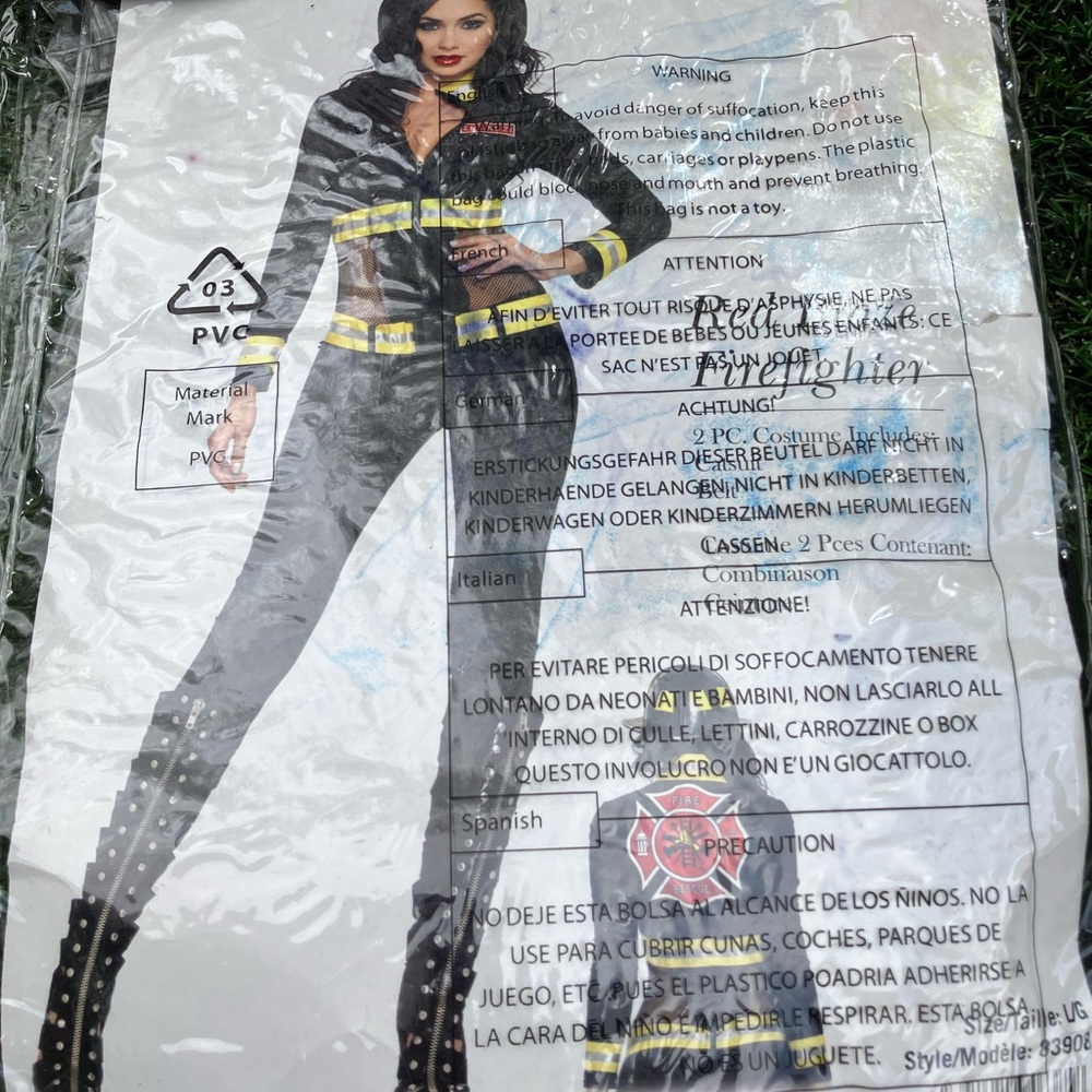 Leg Avenue Firefighter suit Adult Large